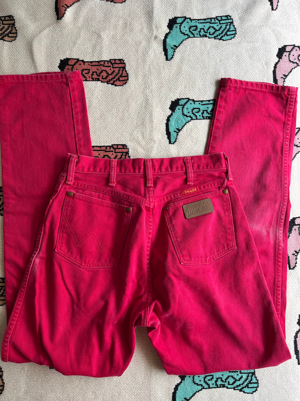 VINTAGE* Pink Wranglers
