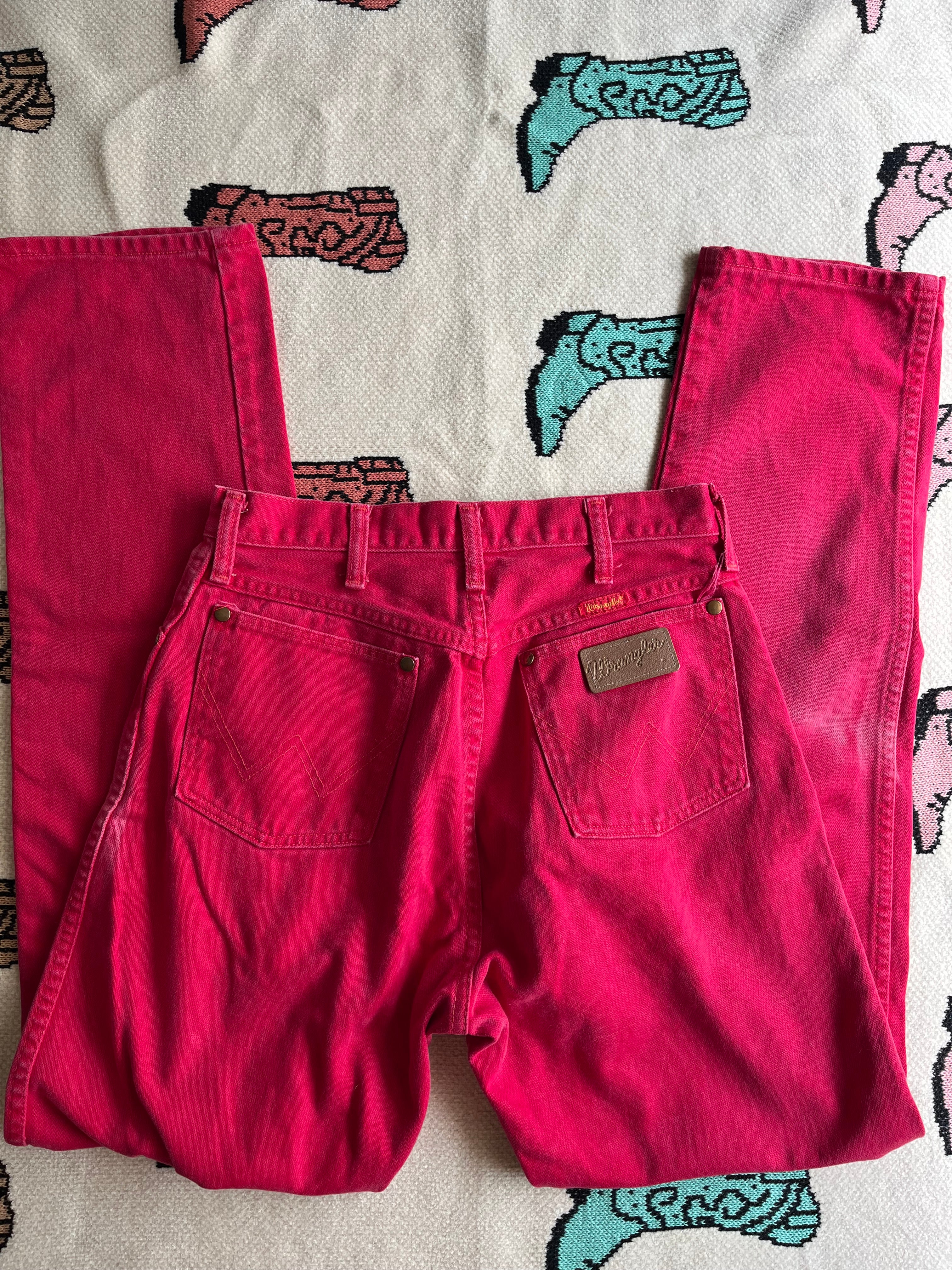 VINTAGE* Pink Wranglers