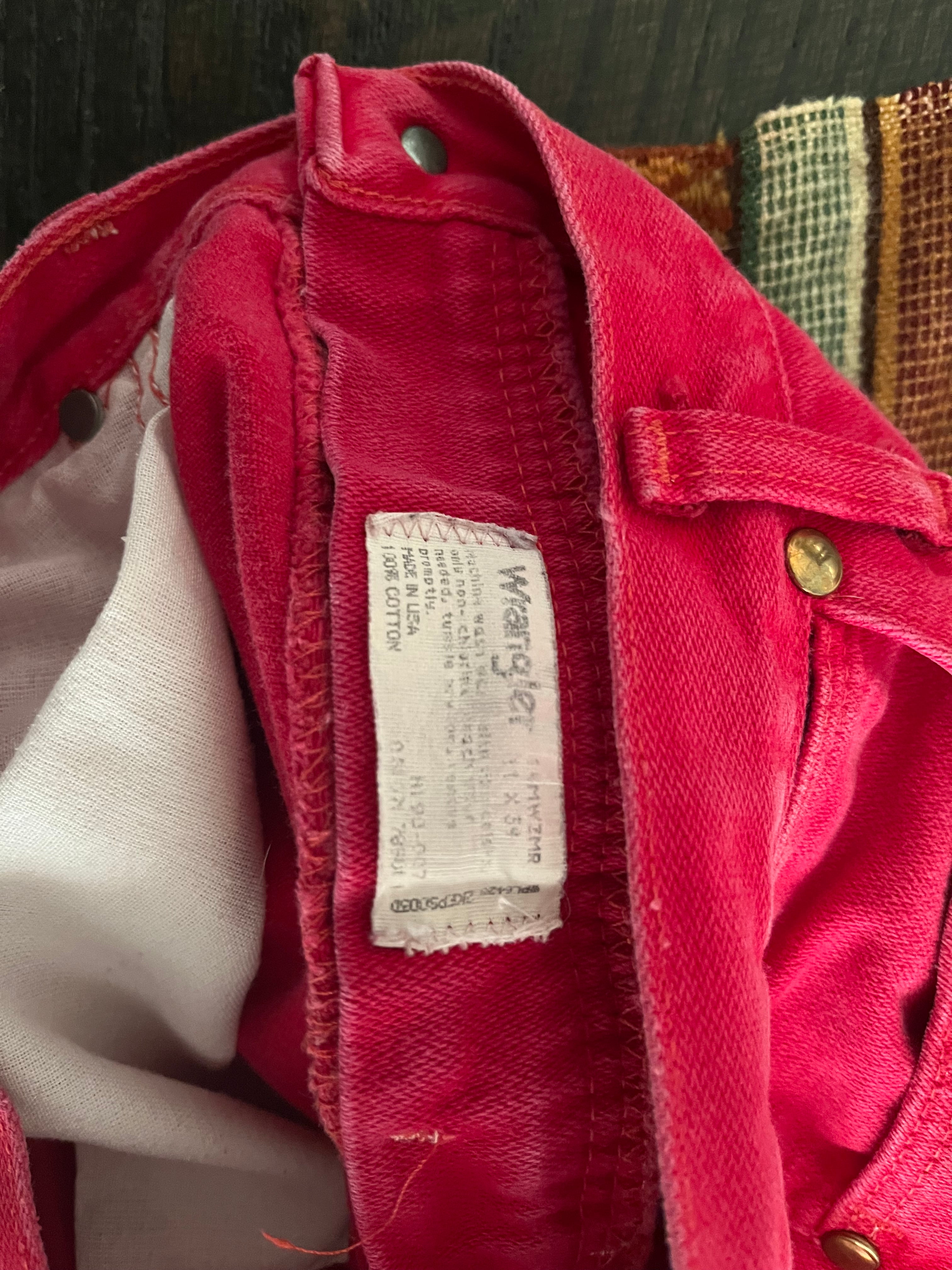 VINTAGE* Pink Wranglers