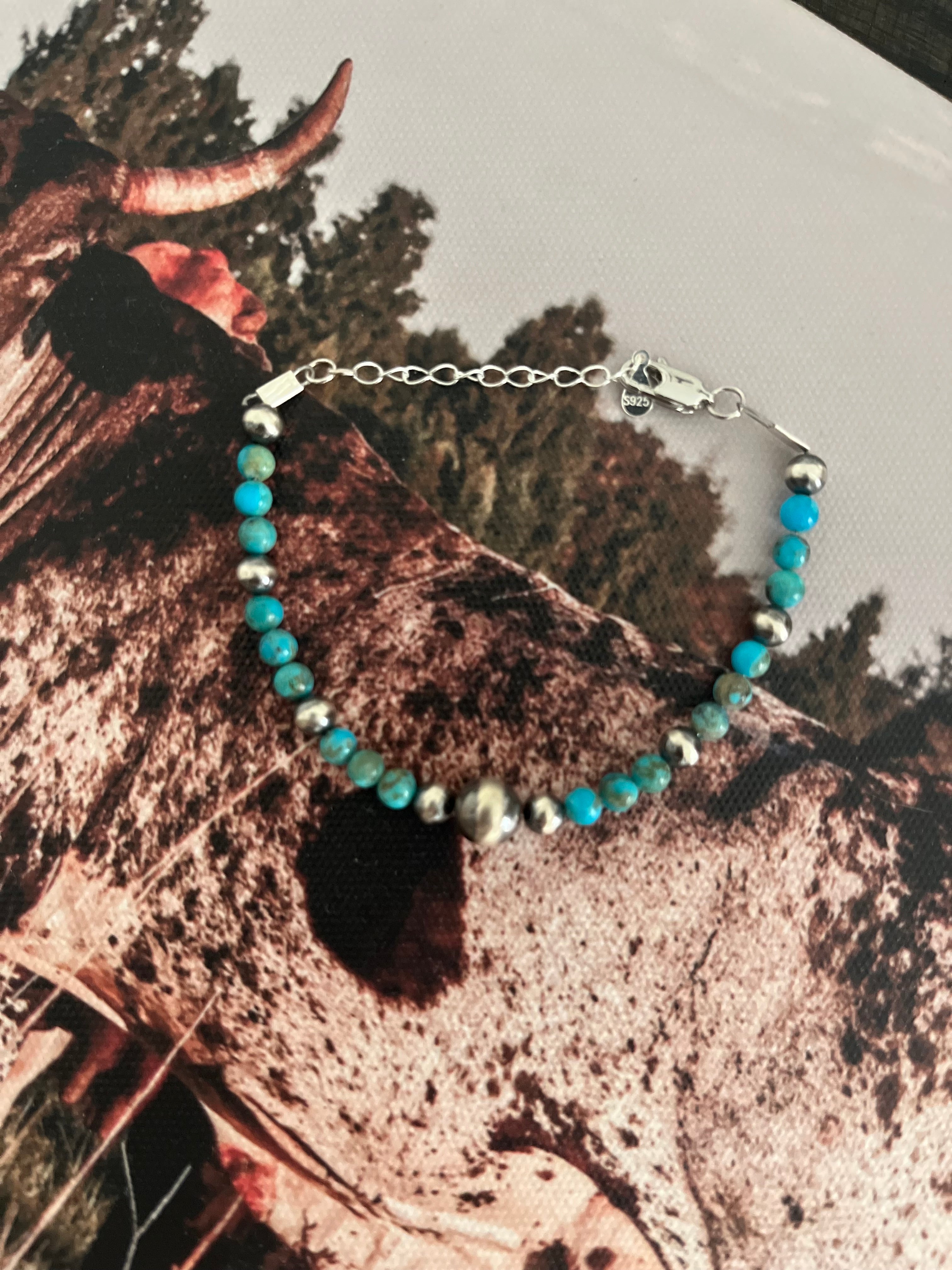 Kingman Turquoise 6” Bracelet