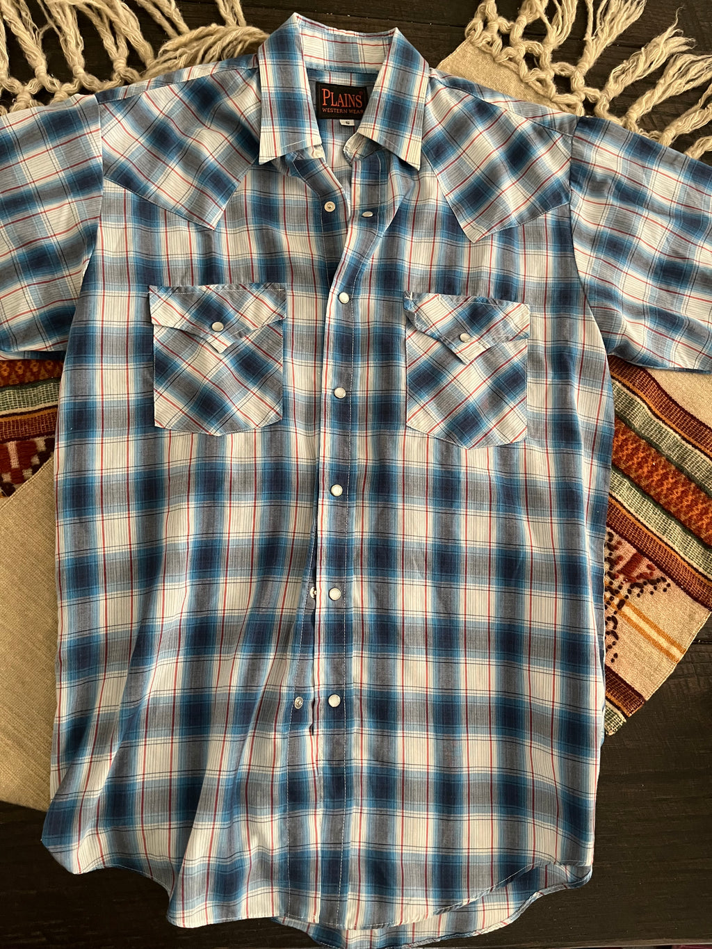VINTAGE* Plains Pearl Snap