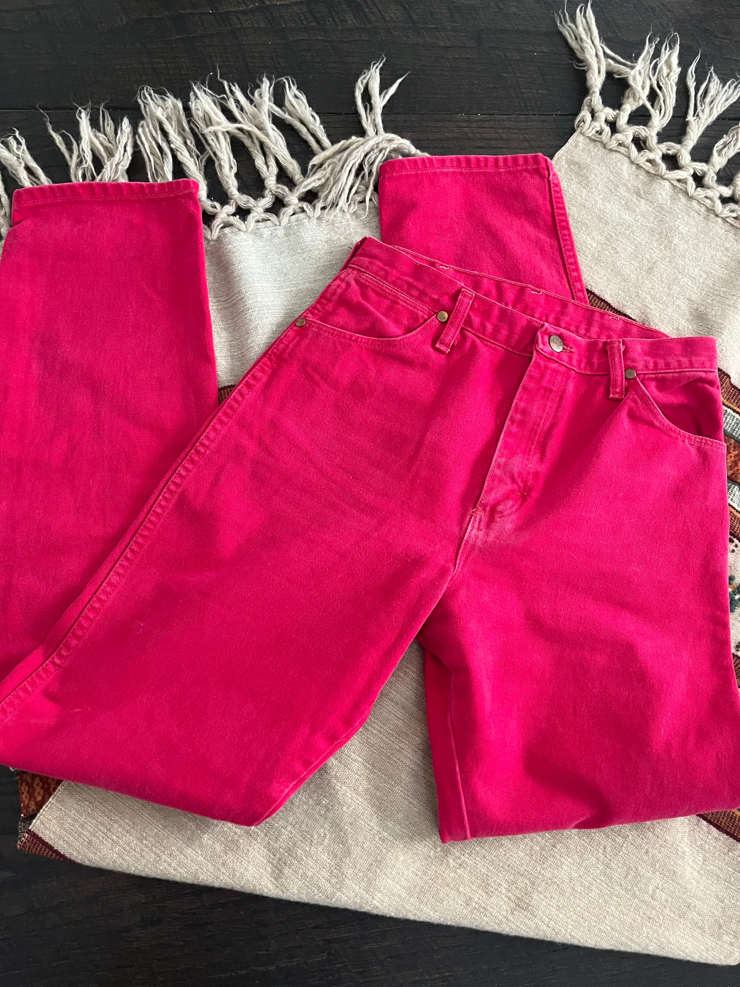 VINTAGE* Pink Wranglers