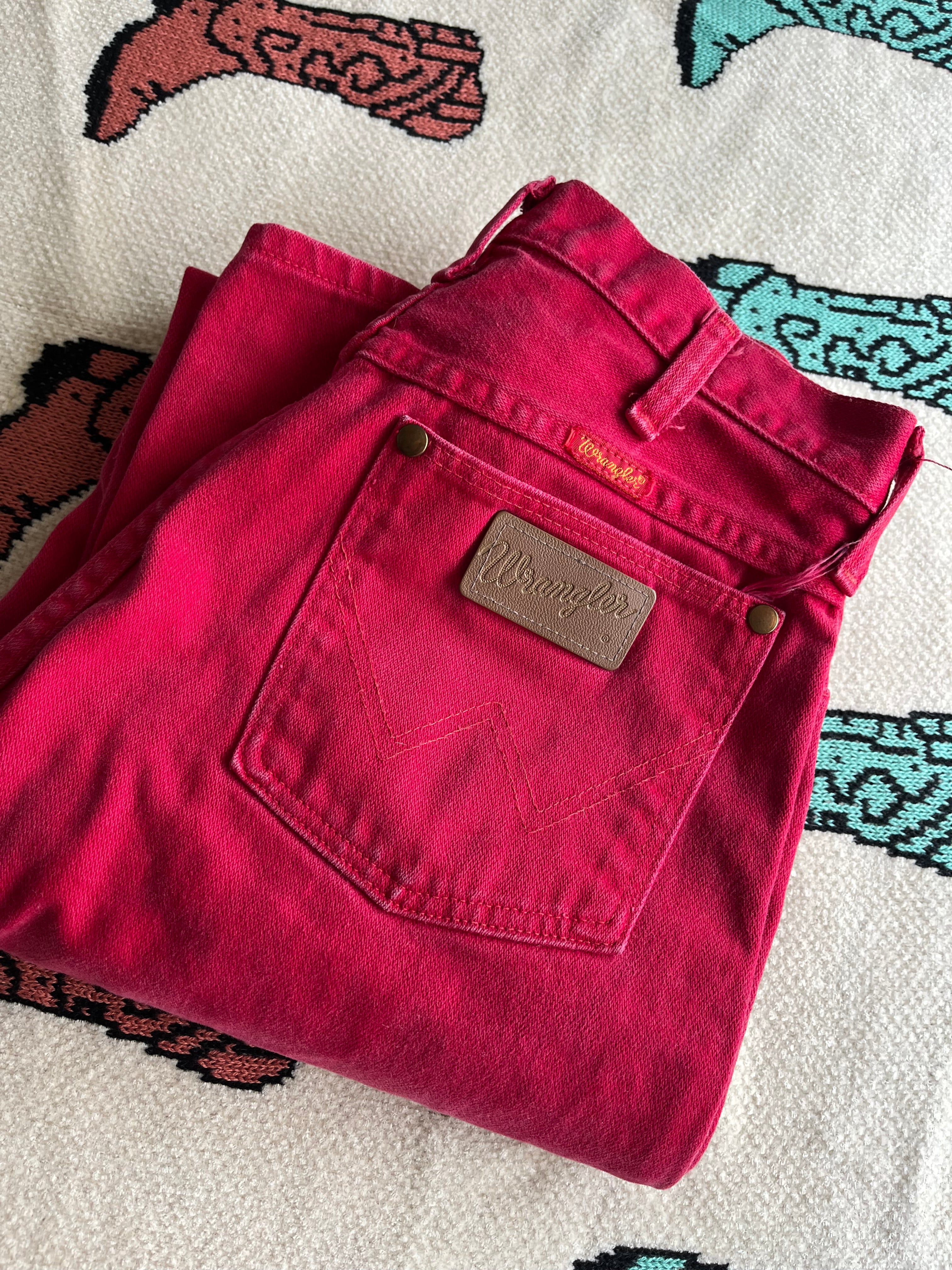 VINTAGE* Pink Wranglers