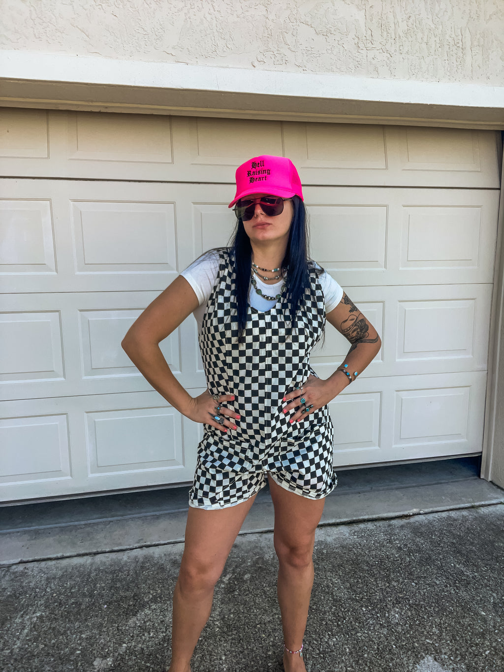 The Checkered Romper