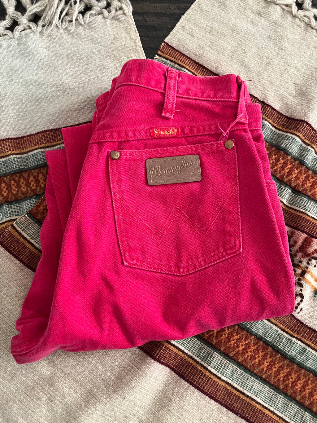 VINTAGE* Pink Wranglers