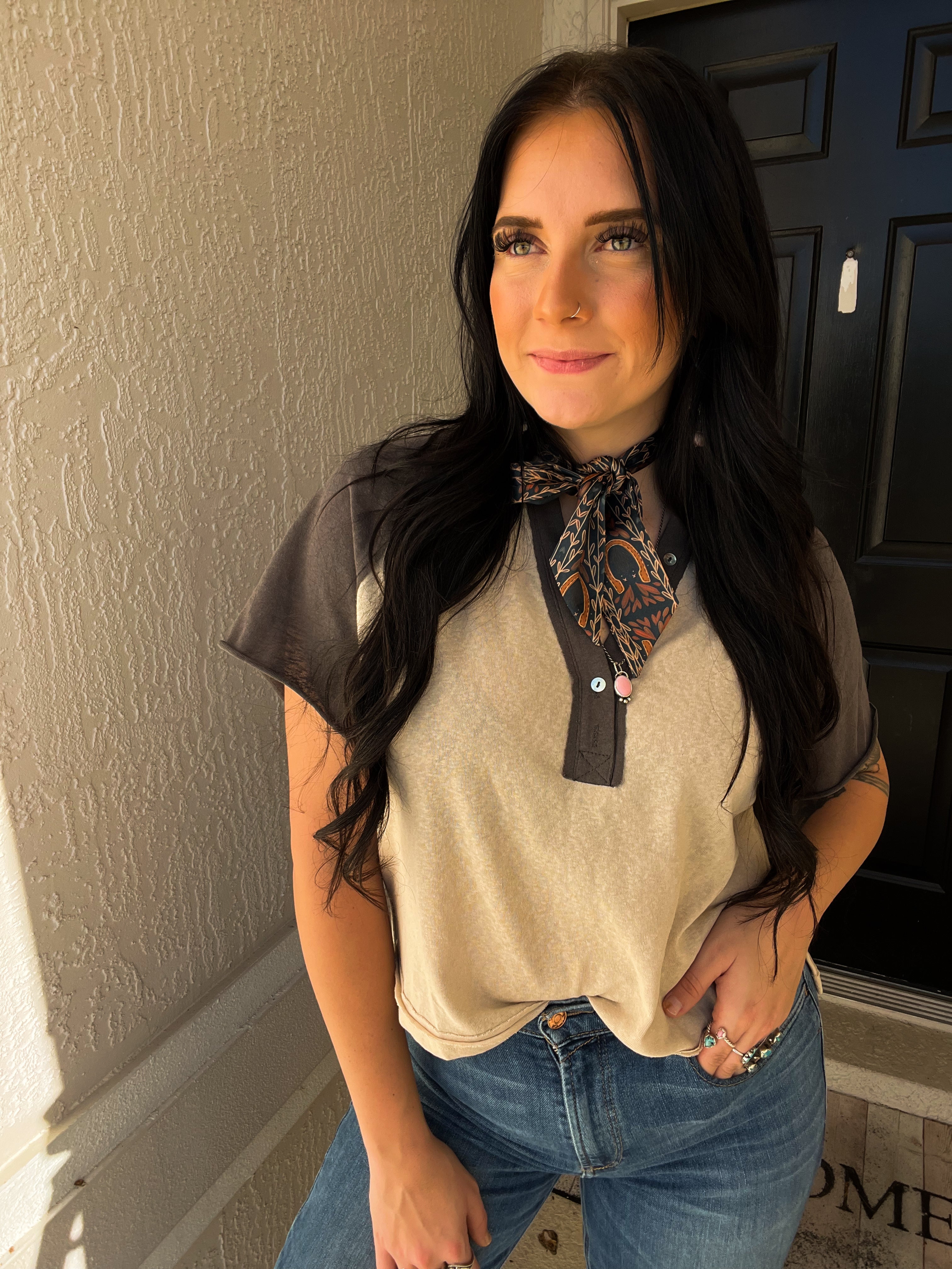 The Dani Cropped Shirt