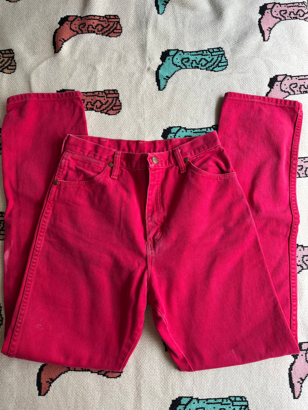 VINTAGE* Pink Wranglers