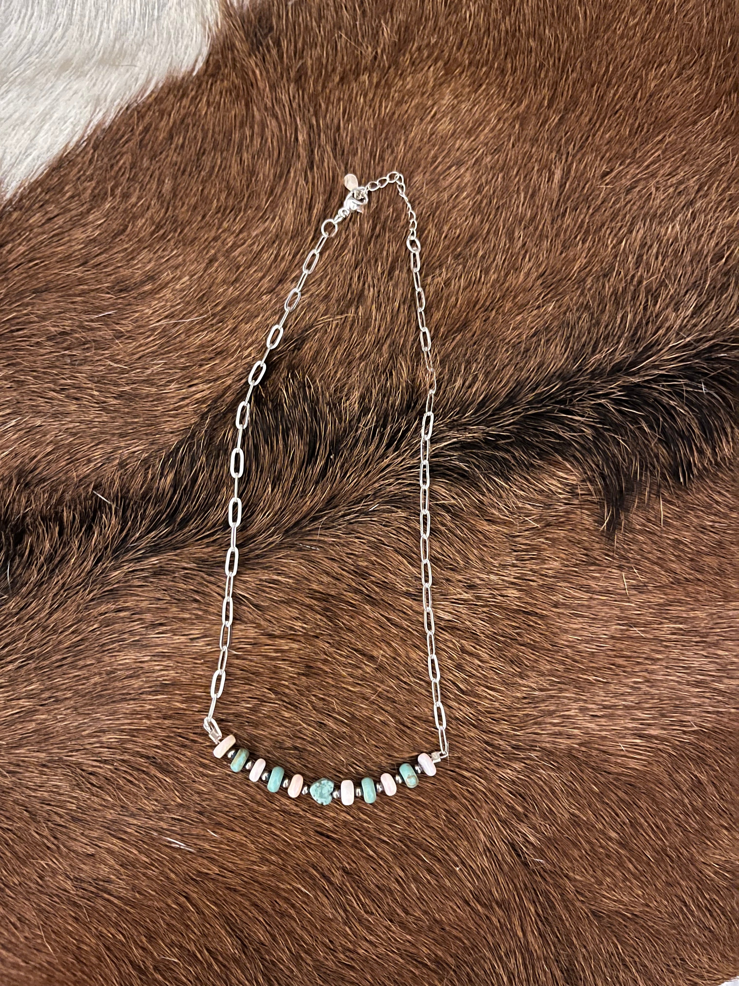 Lover girl necklace 16” SILVER