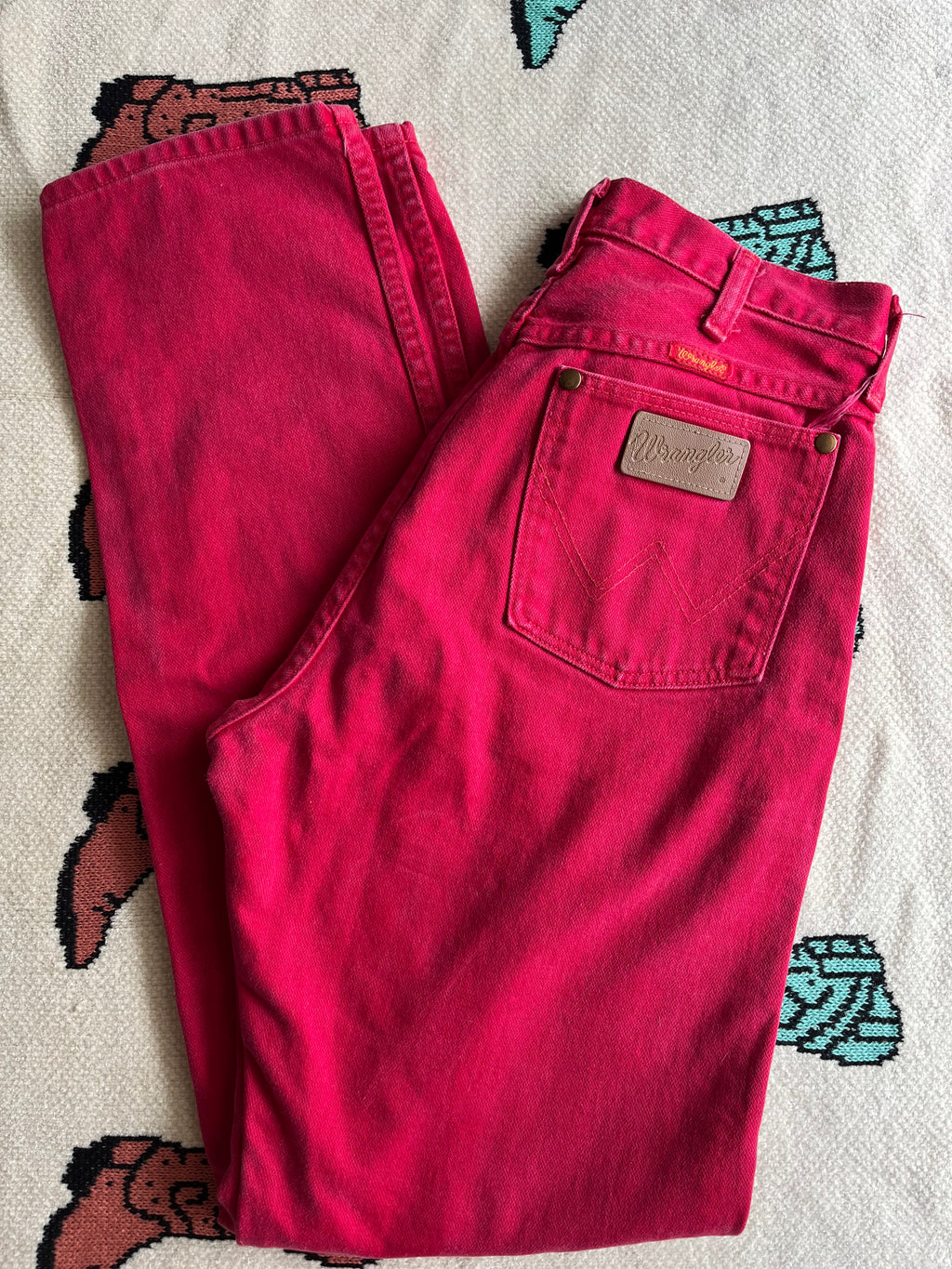 VINTAGE* Pink Wranglers