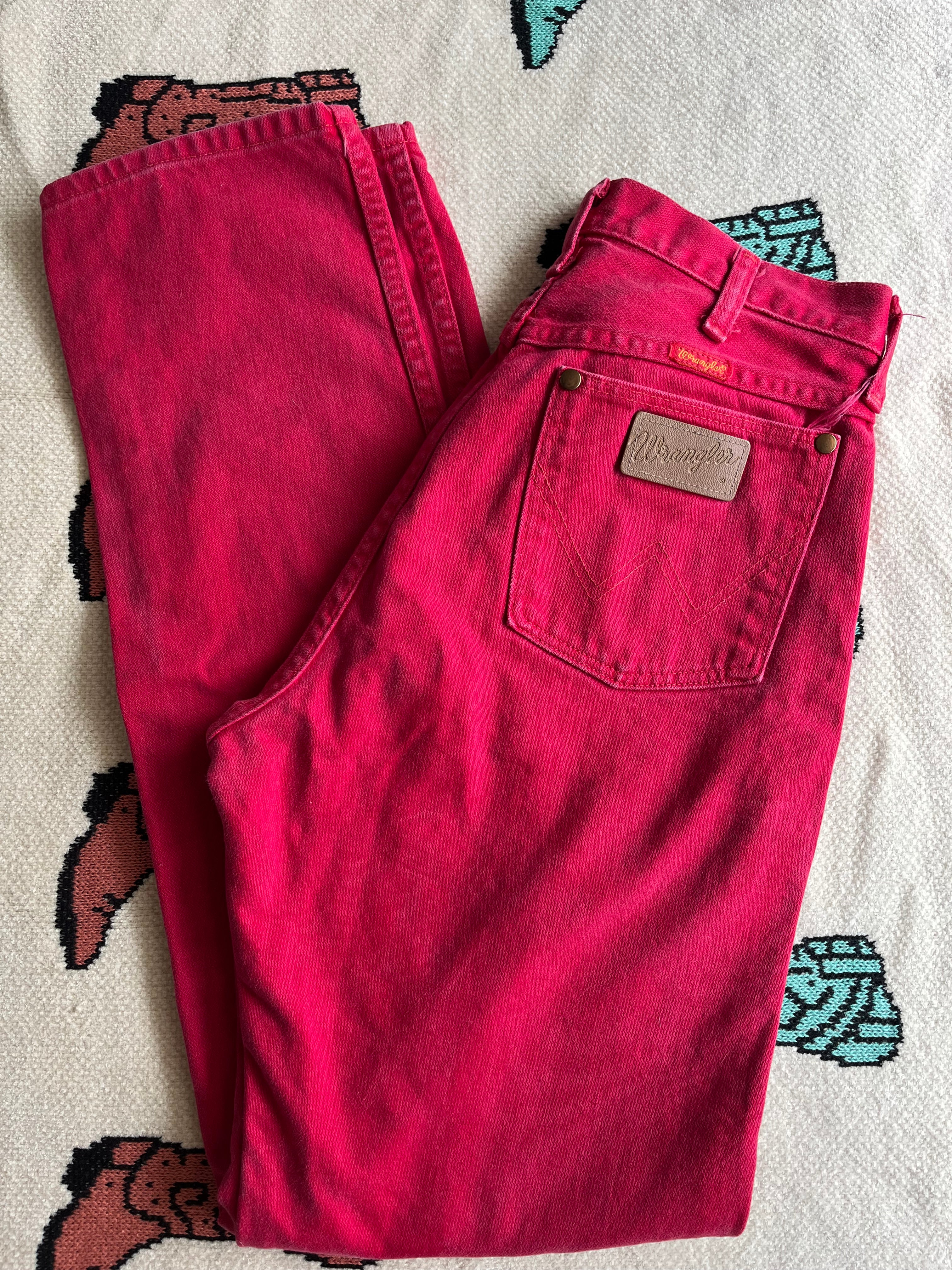 VINTAGE* Pink Wranglers